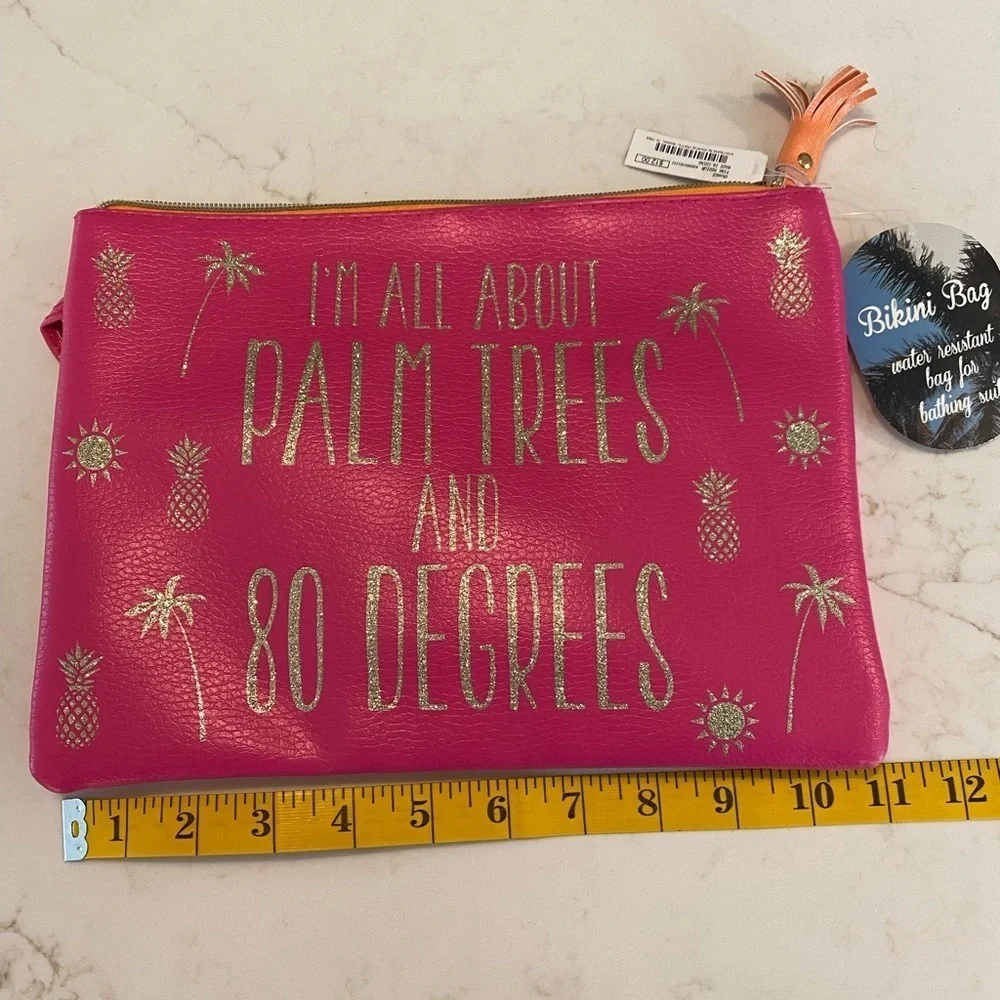 Sun Hat Beach Bag Vacation Beach Set | Bucket Hat NWOT + Clutch Bikini Bag NWT